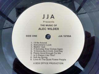 THE MUSIC OF ALEC WILDER VINYL LP JJA RARE EX BIG BAND JAZZ SWING BOX OFFICE 3