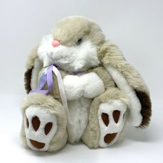 Playful Plush Bunny Rabbit Plush Stuffed Animal 1988 Chrisha 13” Limited Edition