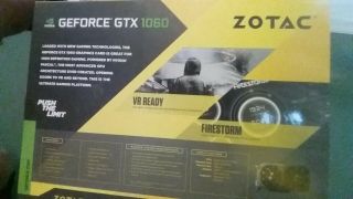 Zotac gtx 1060 6gb DDR5x.  A rare model with DDR5x memory.  Box. 2
