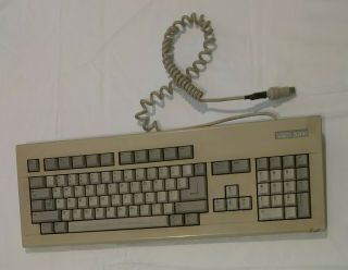 Rare Early Version Commodore Amiga 2000 Keyboard W/ C= Key (hi - Tek Mechanical)