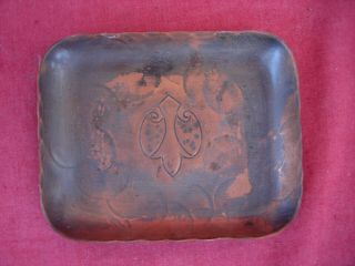 Arts And Crafts Mission Style Craftsman Co 409 Copper Tray Dish Hand Made