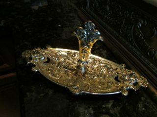 Antique Art Nouveau Bronze Jewelry Trinket/pin Tray Solid Bronze C.  1910s