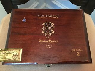 Arturo Fuente Opus X Perfecxion “x” Rare Estate Reserve Mcmxcii Wood Cigar Box