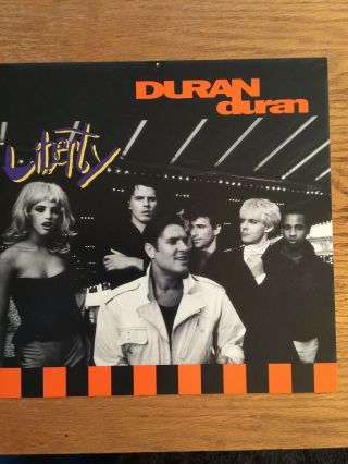 Duran Duran " Liberty " 1990 Us Promo Record Flat Poster 12 " X 12 " Rare