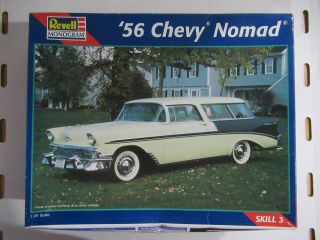 Revell Monogram 56 Chevy Nomad Model Kit 85 - 2489 Open Box