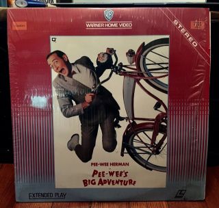 Pee - Wee’s Big Adventure Laserdisc Ultra Rare Pee - Wee Herman