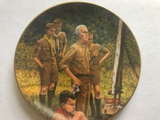 Norman Rockwell “beyond The Easel” Rare Collector Plate 382 Of 17,  500