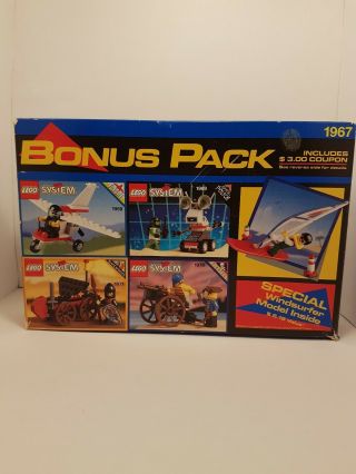 1993 Vintage Lego Bonus Pack (lego Set 1967) Empty Box Only