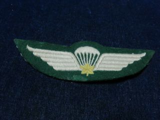 Rare Orig Ww2 Cloth Jump Wing " Soe - Special Operations Executive " Paratrooper