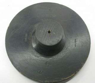 Lamson Industrial Foundry Wood 10 1/8 " Round Machine Mold Pattern Part M92
