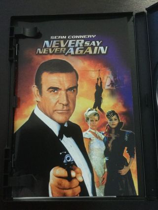 Never Say Never Again (DVD,  2000) Rare,  OOP Comes With Insert 3