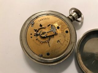 Very Rare Waltham Appleton Tracy & Co 1883 18s 15j Pocket Watch Running Strong