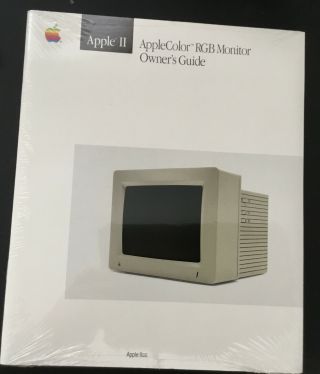 Vintage Apple Ii Applecolor Color Rgb Monitor Owner 