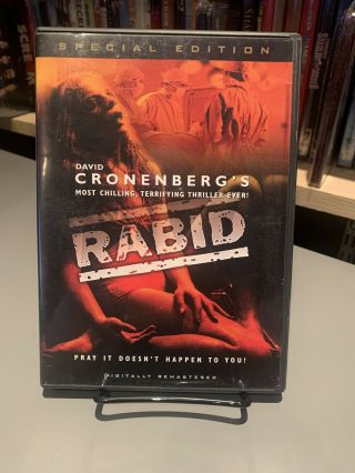 Rabid (dvd,  2004) David Cronenberg Zombie Horror Rare