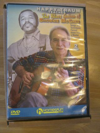 Happy Traum Teaches Blues Guitar Of Brownie Mcghee Dvd Set Rare