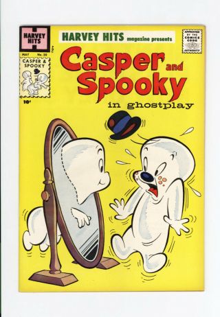 Harvey Hits 20 Nm Casper & Spooky - Very Rare: Only 3 On Cgc Census - 1959