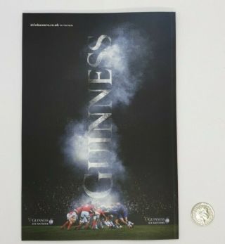 WALES v SCOTLAND 2020 Six Nations 14.  3.  2020 (Cancelled Game) Rare Programme,  F/P& 3