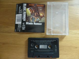 Blade Runner Ost - Vangelis 1982 Uk Cassette Wb K499262 Rare