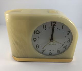 Vintage Westclox Big Ben " Moon Beam " - Alarm Clock - Yellow