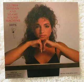 Gloria Estefan And Miami Sound Machine " Hits " Rare Promotional Cd