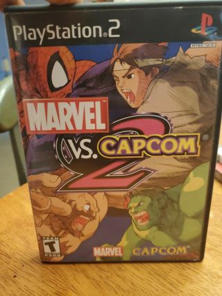 Marvel Vs Capcom 2 Rare Ps2 Playstation 2 Complete