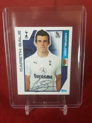 Gareth Bale Tottenham Hotspur 2012 Premier League Topps Rare Sticker