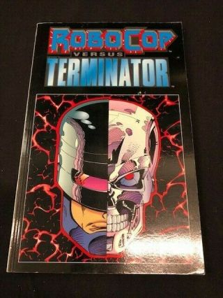 Rare Robocop Vs The Terminator Tpb By Frank Miller - Dark Horse Fn