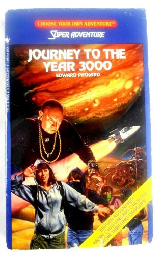 Rare Choose Your Own Adventure: Journey To The Year 3000 Cyoa Ed Packard