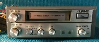 Vintage Alpine 7114 Cassette Player Car Stereo - Rare / Scarce