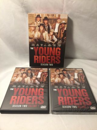 The Young Riders: Season Two Second 2nd Dvd 2013 4 - Disc Set Rare Oop