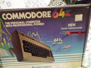 Vintage Commodore 64 Computer W/box Oem Power Supply Rare Vintage