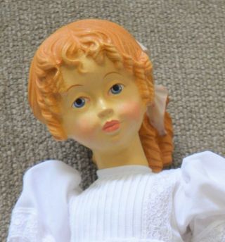 Rare Dolfi Italian Wood Jointed Collectors Doll Susie 13 " Tall,  All