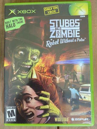 Rare Stubbs The Zombie Xbox Game.  Complete With Offer Card.