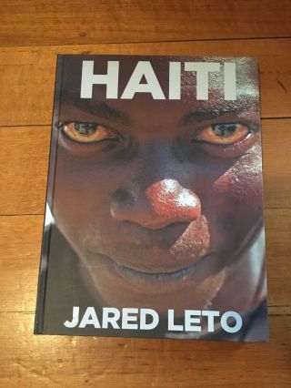 Jared Leto Haiti Hardcover Photo Book Collectable Rare