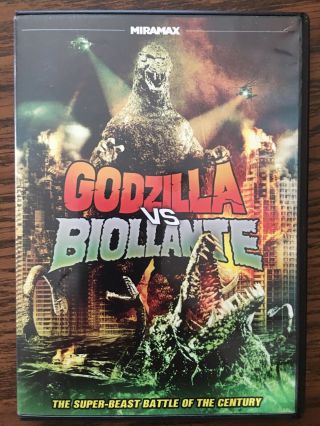 Pre - Owned Godzilla Vs.  Biollante (dvd,  2012) Rare Miramax Very Good,
