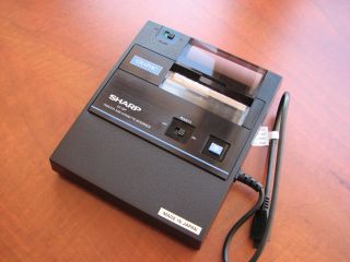 NOS rare SHARP CE - 50P pocket computer calculator printer cassette interface 3