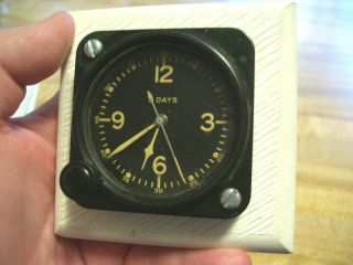 Us Army Type A - 11 Elgin Wwii World War Airplane Plane 8 Day Cockpit Clock Rare