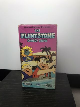 The Flintstones Comedy Show (vhs,  1987) Hanna Barbera (rare)