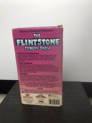 The Flintstones Comedy Show (VHS,  1987) Hanna Barbera (Rare) 2