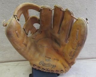 Vintage Mickey Mantle Rawlings Mmf Usa Glove Rht Rare