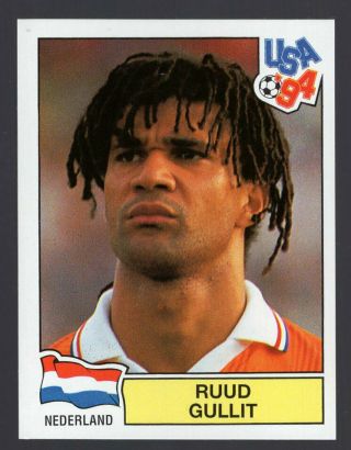 Rare Ruud Gullit Usa 94 World Cup Sticker 427 - Nederland / Holland - Usa 1994