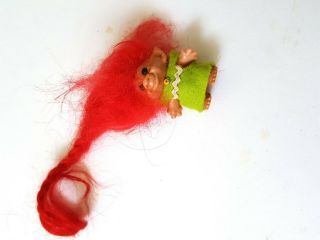 1.  5” Vintage 1989 Dam Troll Pencil Topper Red Hair
