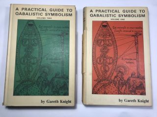 A Practical Guide To Qabalistic Symbolism (vol.  1 & 2) By Gareth Knight,  Rare