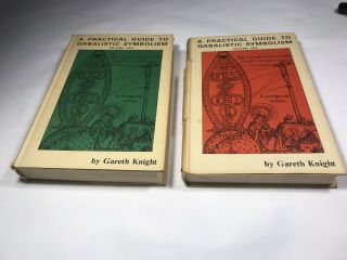 A Practical Guide to Qabalistic Symbolism (Vol.  1 & 2) by Gareth Knight,  Rare 3