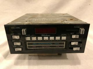 1979 Lincoln Continental Mark V Electronic Am/fm Radio Quadrasonic Tape Oem Rare
