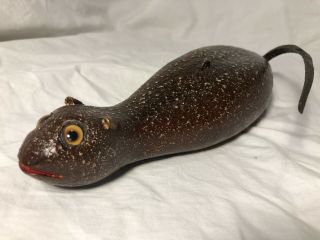 Duluth Fish Decoys,  Dfd,  Perkins 8” Rare Leather Tail Otter Spearing Decoy,  Lure