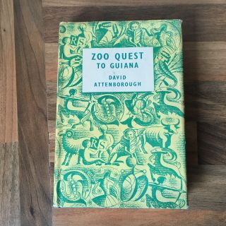 Rare 1958 - Zoo Quest To Guiana Book - By Sir David Attenborough