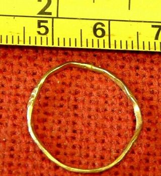 Rare Gold Part Puzzle Finger Ring - Association Shipwreck 1707 Isles Of Scilly