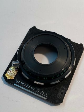 Schneider 65mm Focusing Helicoid 26mm Hole Linhof Baby Technika Lens Board Rare