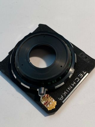 Schneider 65mm Focusing Helicoid 26mm Hole Linhof Baby Technika Lens Board Rare 2